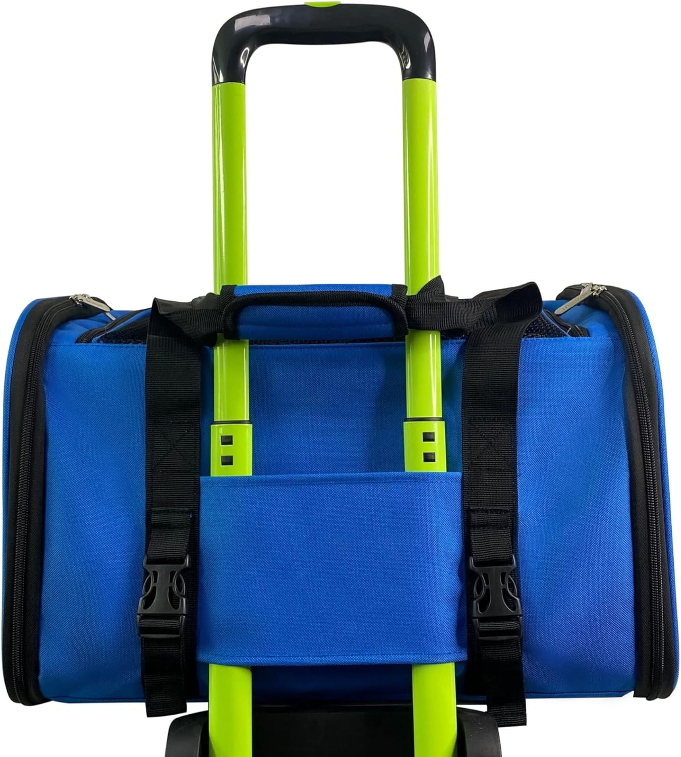 Mr. Peanut'S Airline Approved Soft Sided Pet Carrier, 17.5X11X11 Travel Tote with Soft Padded Bedding with Strong 1/4" Wood Base, Seatbelt & Luggage Attachment, Perfect for Cats and Small Dogs image number 2