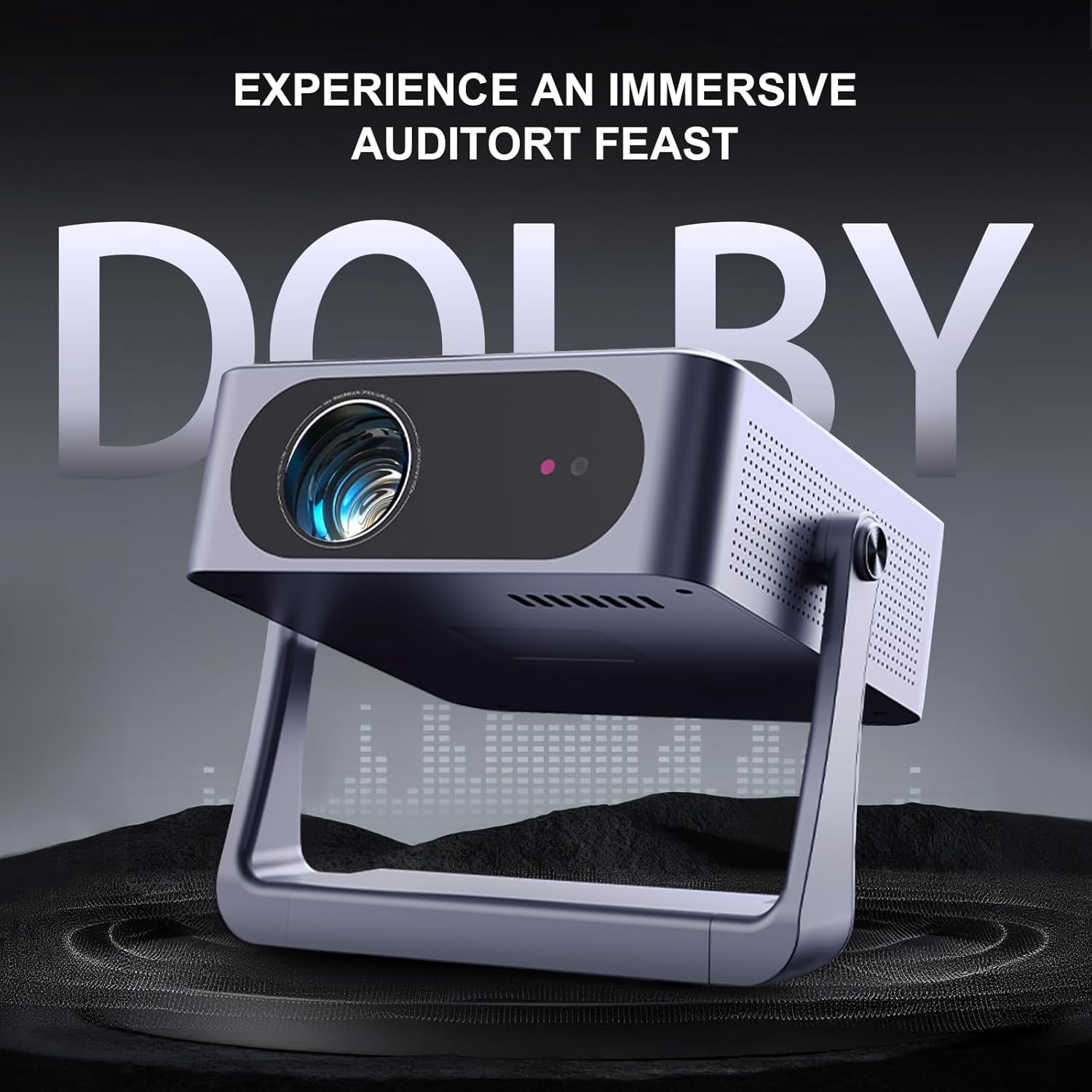 Smart Projector【Netflix Official & Dolby Audio】700Ansi AI Auto Focus/Keystone Movie Projectors, Native 1080P Full HD Portable Projector,Wifi6 Two-Way BT5.3 for for Home Theater/Ceiling/Bedroom/Outdoor image number 5