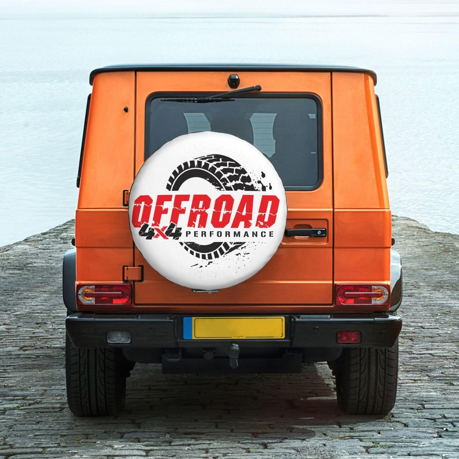 Universal Replacement Wheel Cover Offroad 4X4 Adventure Waterproof Spare Wheel Cover Dustproof Tyre for Trailer, Motorhome, SUV, Off-Road Vehicle Wheel 17 Inch image number 1