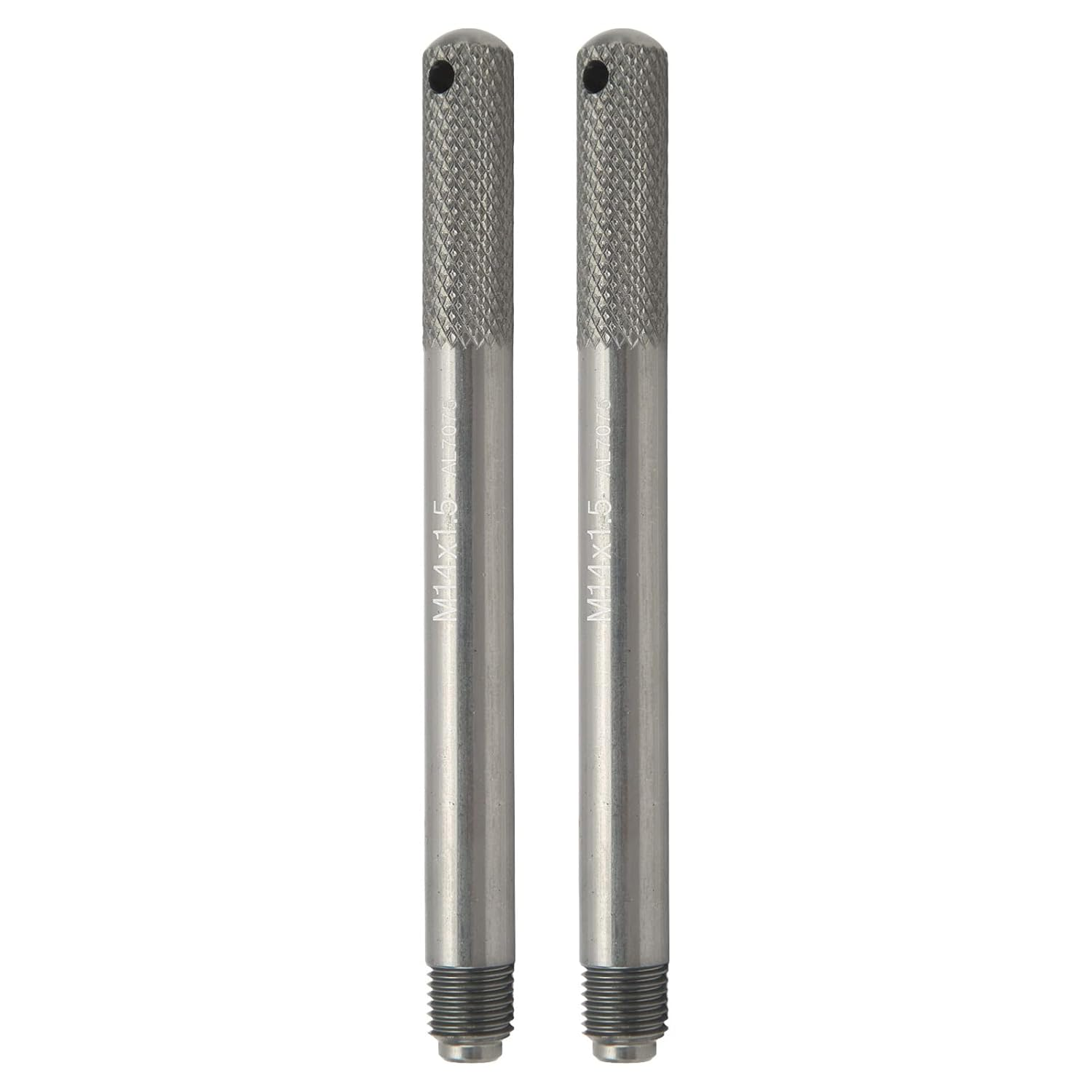 Wheel Alignment Pin Guide Tool Set, M14X1.5 Aluminium Alloy, 2 Pieces, Universal Car Tyre Installation Tool for Wheel Repair image number 3