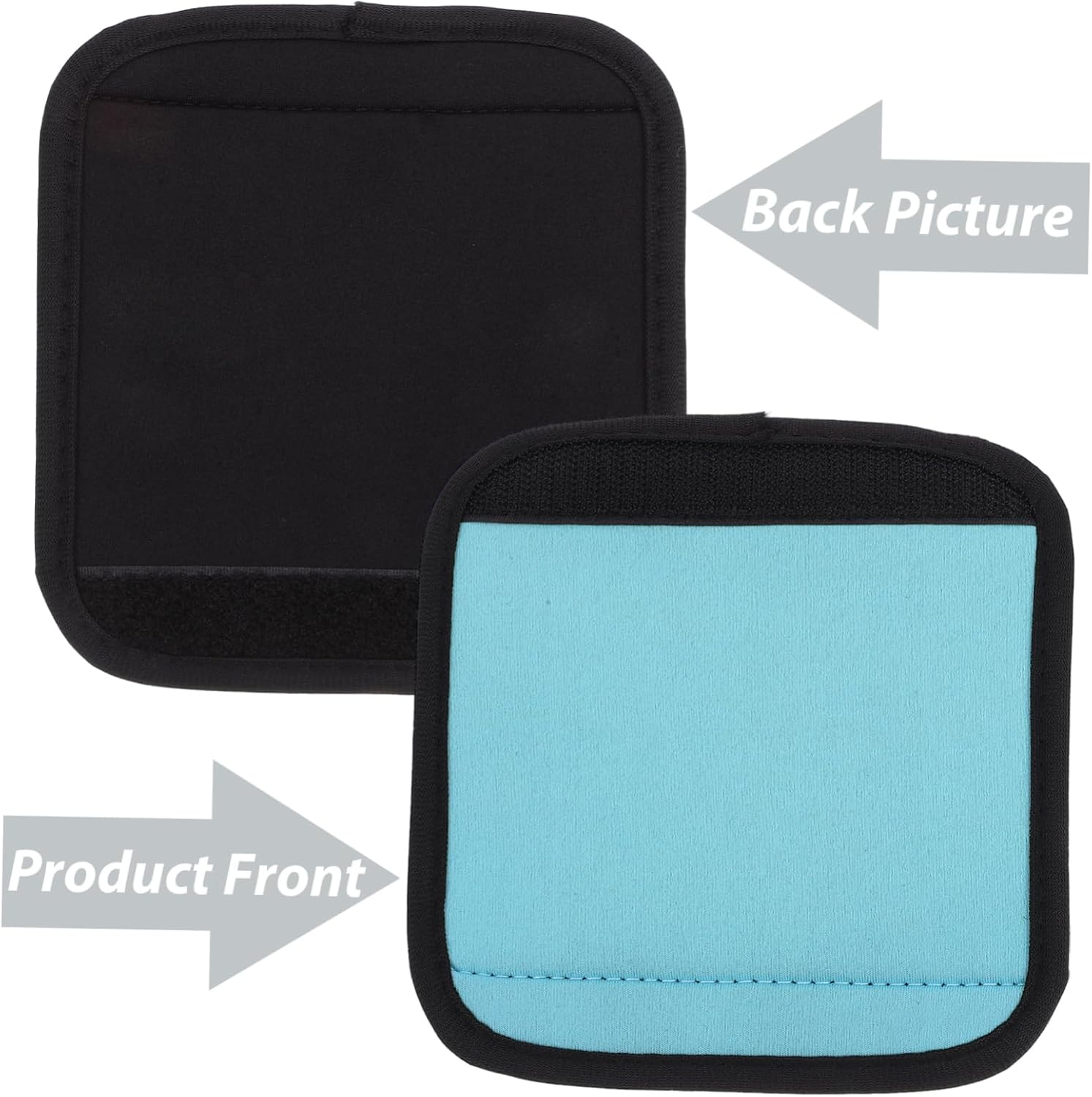 Ipetboom Luggage Identifiers Handle Cover for Suitcase Comfortable Neoprene Wrap image number 5