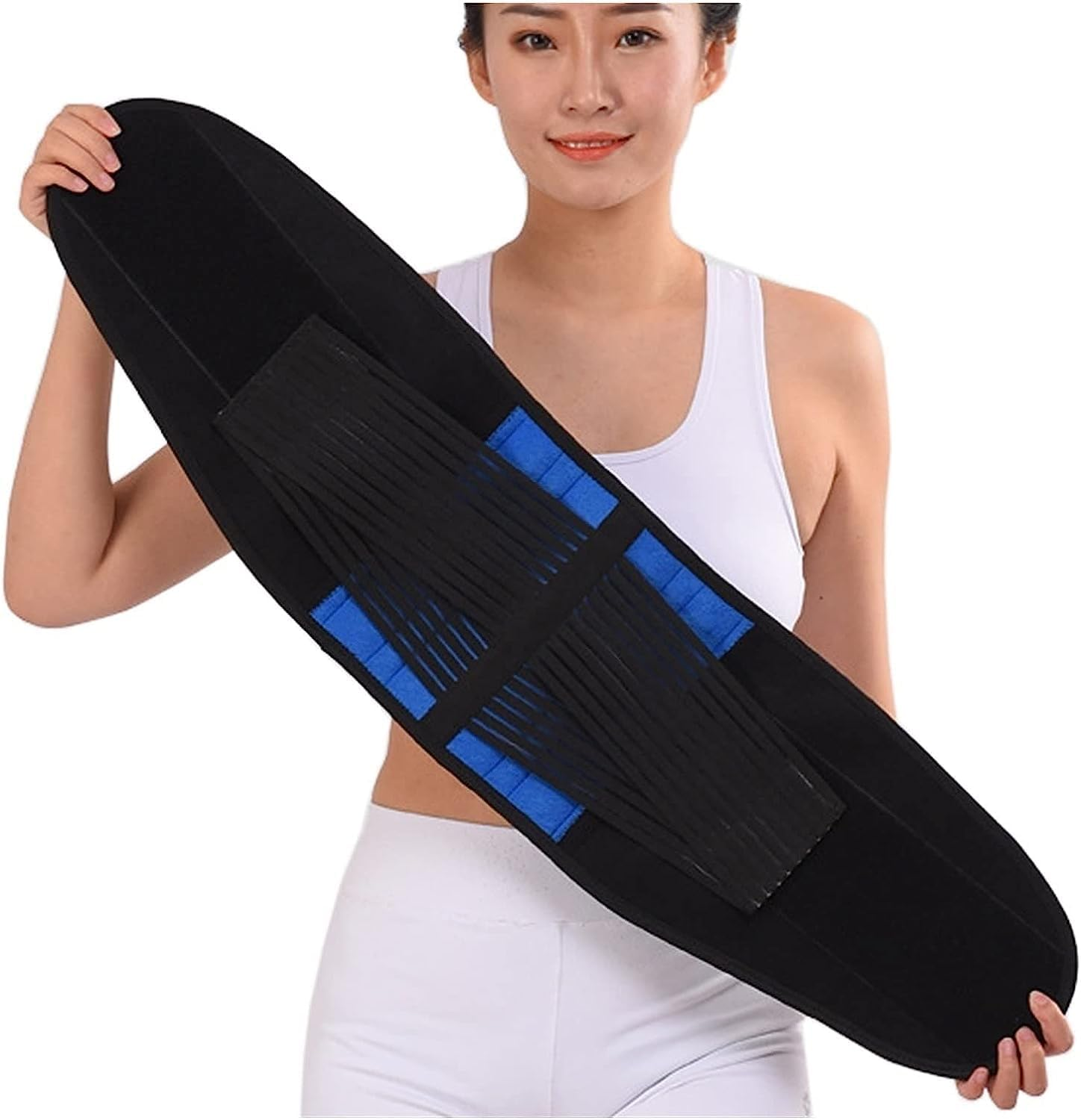 S-6XL Large Size Back Lumbar Support Belt for Men and Women Adjustable Posture Corrector for Back Abdominoplasty Sports Fitness Waist Trainer,3Xl image number 1