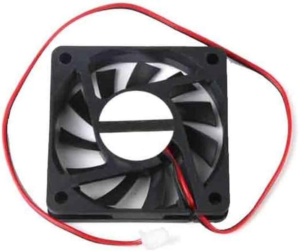 5PCS DC 12V 6010 Brushless Cooling Fan Oil Bearings Fan 60X60X10Mm for Cooling DIY PC Computer Case CPU Coolers Radiators Fan-2 Pin