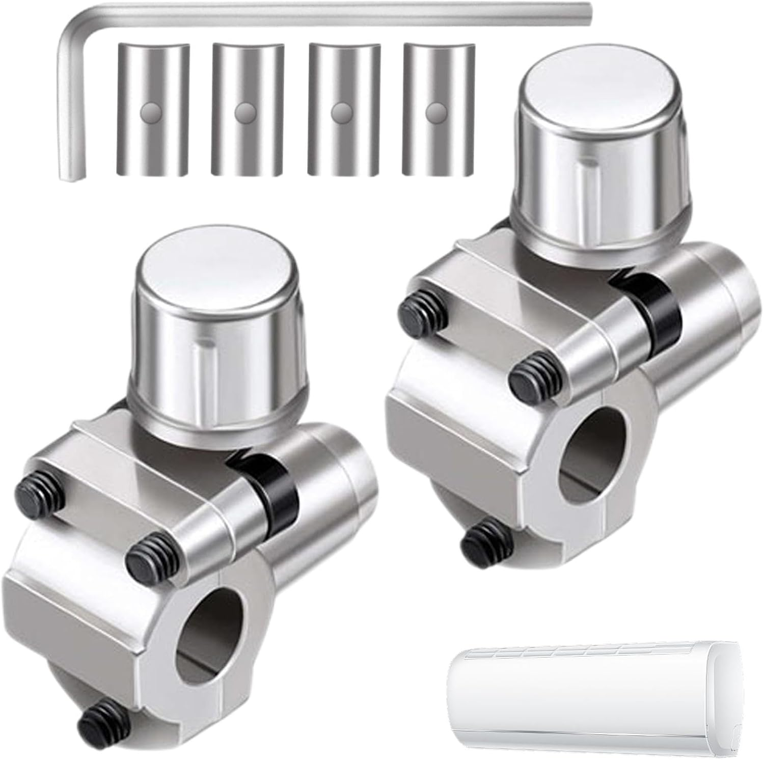 Bullet Piercing Valve for Refrigerator, HVAC Piercing Valve Kits, Piercing Tap Valve Replace, Refrigerator Parts for 1/4, 5/16, 3/8 Inch Refrigerator Tubing