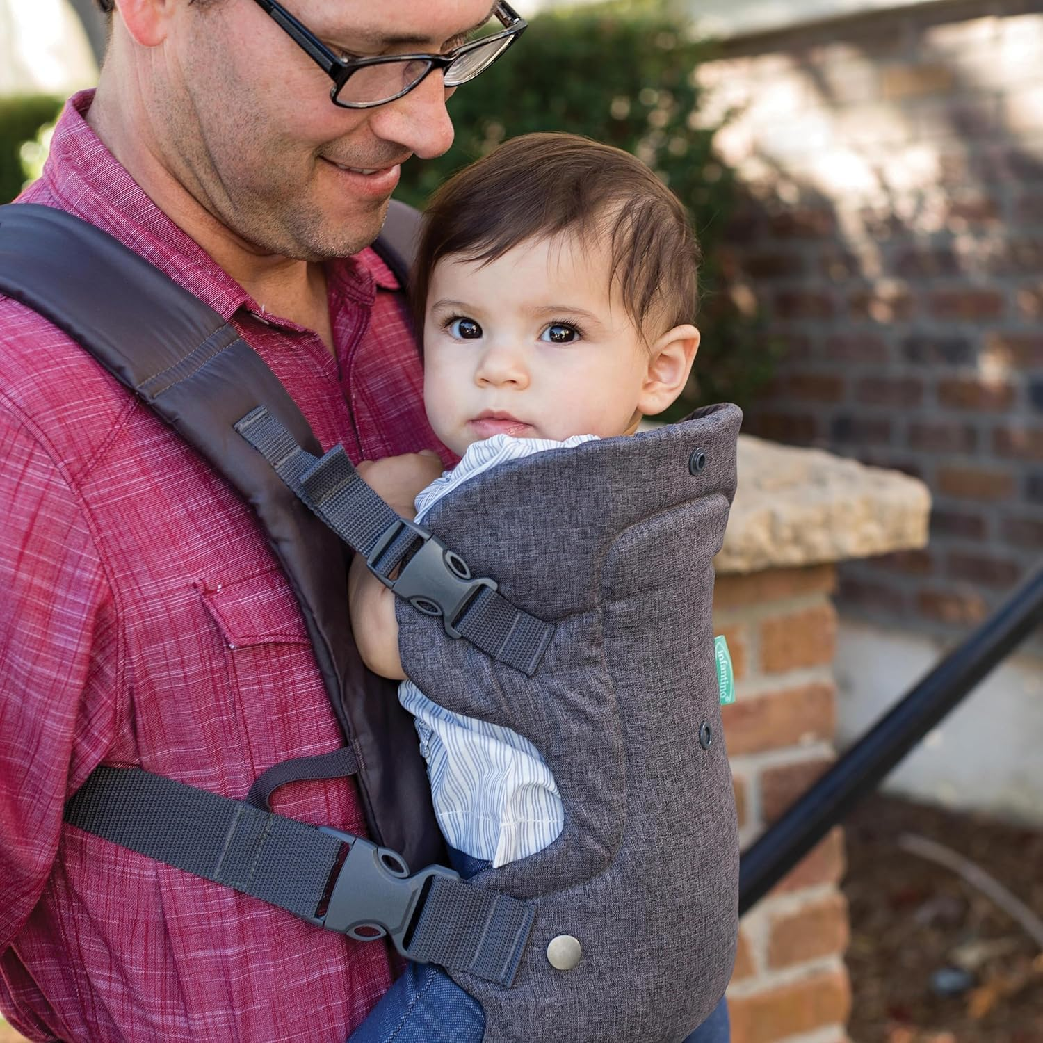 Baby Carrier, Advanced 4-In-1 Convertible Carrier, Baby Carrier Newborn to Toddler 8-32 Lbs (3.6-14.5KG) (Grey) image number 5