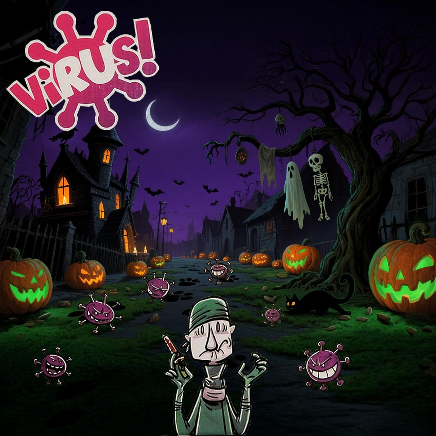 Virus! Card Game - Board Game for 2-6 Players | Isolate Healthy Organs & Stop Virus Outbreak | Competitive Strategy Cards Board Game image number 3