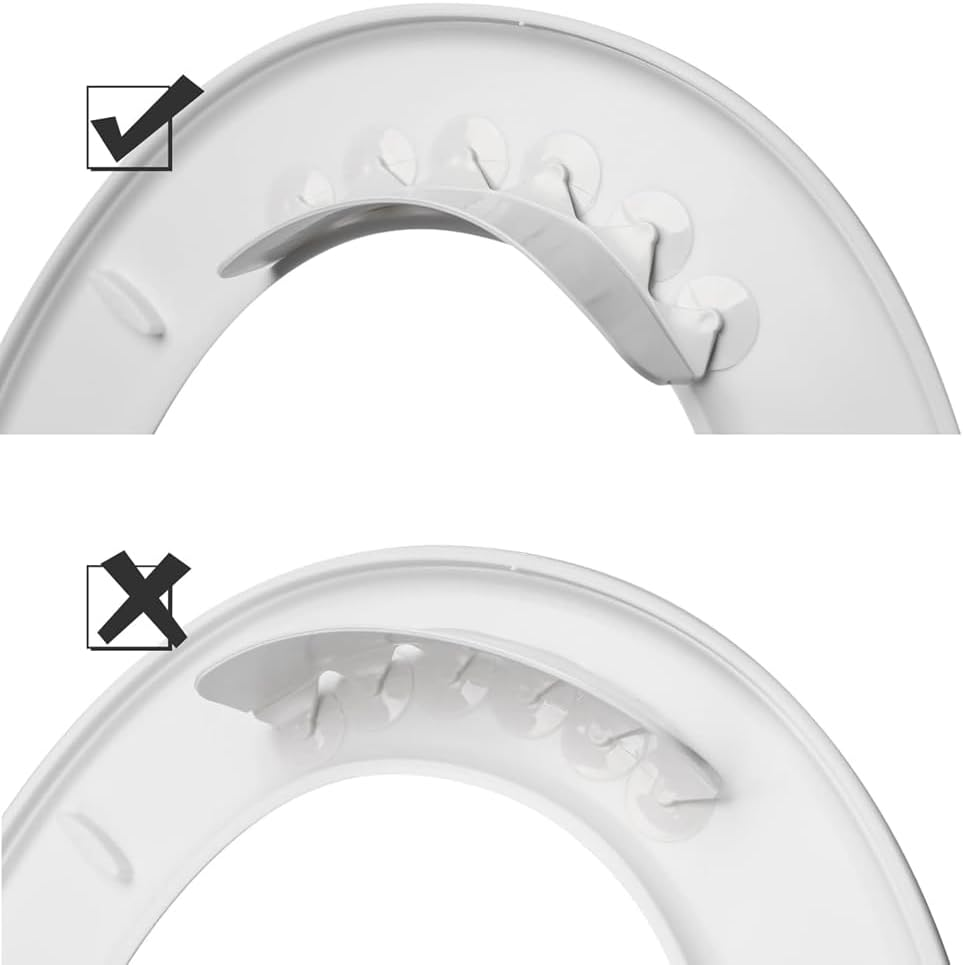 Universal Pee Deflector Toilet Splash Guard Prevents Kids and Adult from Peeing Splash (2 Pcs) for Toilet Seat Prevents Kids and Adult from Peeing Splash 2Pcs image number 2