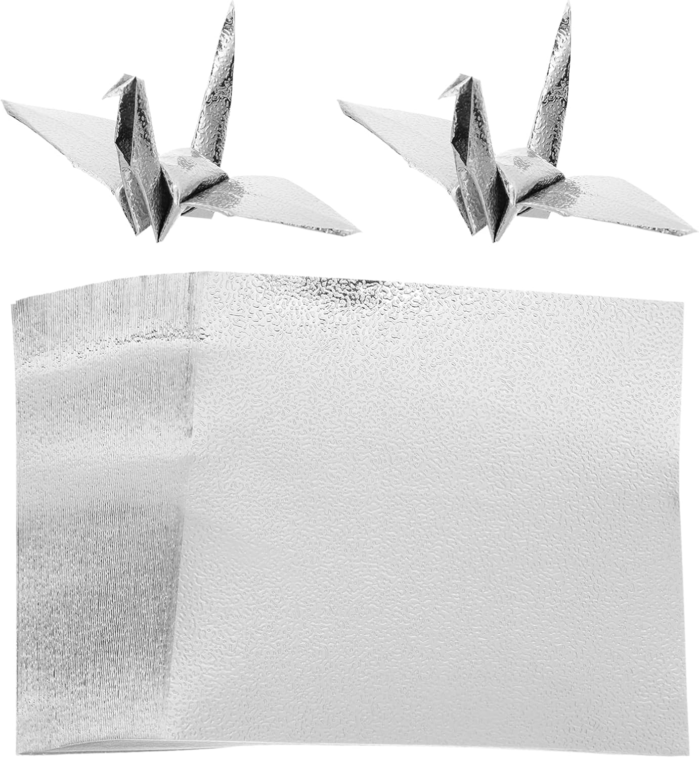 Kisangel 100Pcs 4&times;4 Square Origami Paper Gold Beautiful Foil Folding Paper for Crafting and Painting