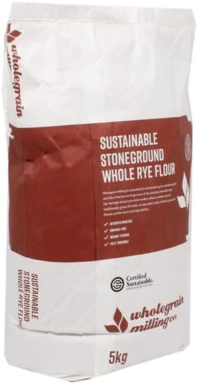 Sustainable Stoneground Whole Rye Flour 5KG image number 1