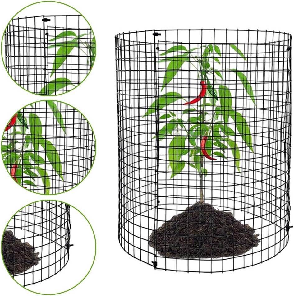 15Pcs round Plant Protector from Animals,Metal Wire Botany Protective Cover,Outdoor Gardening Supplies, Garden Plant Protection Net,For Keeping Bunnies Chicken Squirrels Birds Other Out image number 1