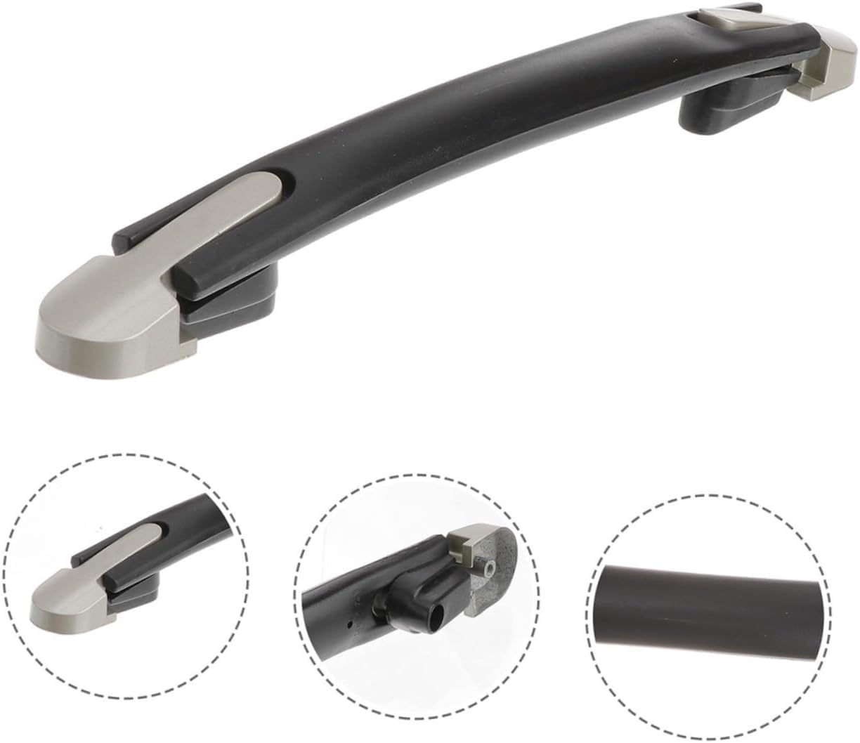 TEMPNAP Plastic Suitcase Handle Replacement for Travel Luggage Case with Screws Anti-Slip Grip for Suitcases Boxes and Travel Bags Lightweight and Comfortable Carry Handle image number 4