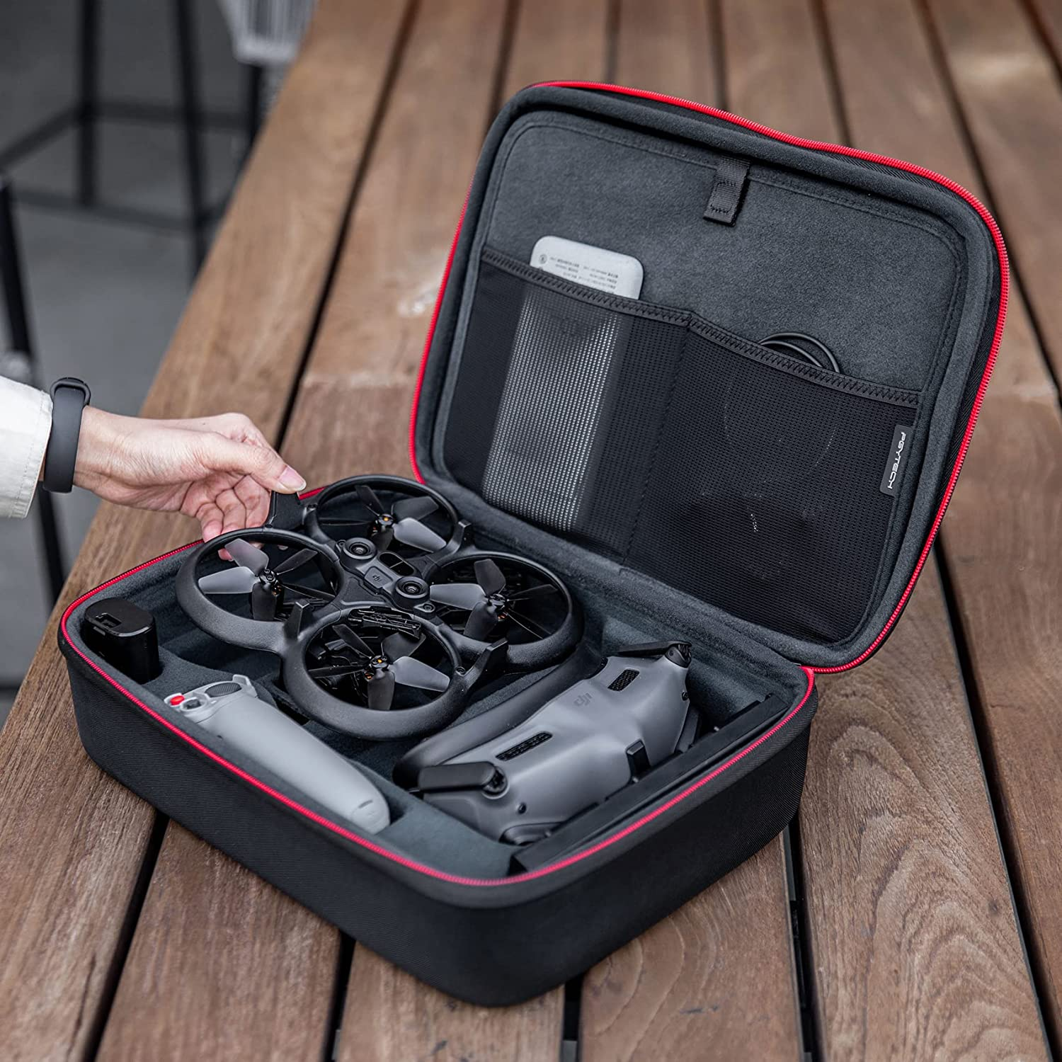 PGYTECH Carrying Case for DJI Avata FPV, Hard Waterproof Travel Bag for DJI Avata Drone Accessories, Portable Carrying Bag with DJI Goggles Integra, Goggles 2/V2, NOT for Avata 2 image number 1