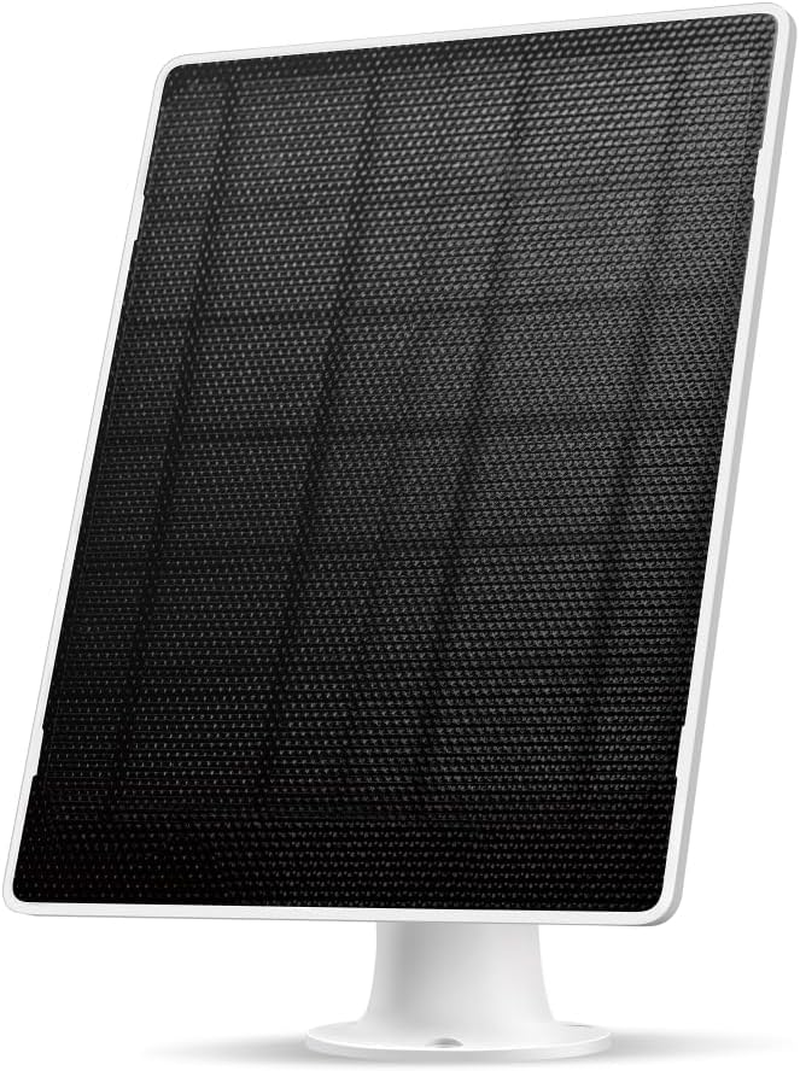 Tp-Link Tapo Solar Panel, Standalone Mounting Bracket, Flexible Installation Options, Non-Stop Power Supply, Angle Adjustment, 4M Charging Cable, IP65, Compatible with Tapo Battery Camera (Tapo A202)