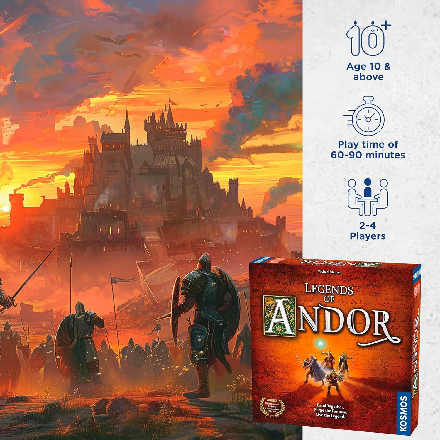 Thames & Kosmos Legends of Andor Base Stratergy Game image number 4