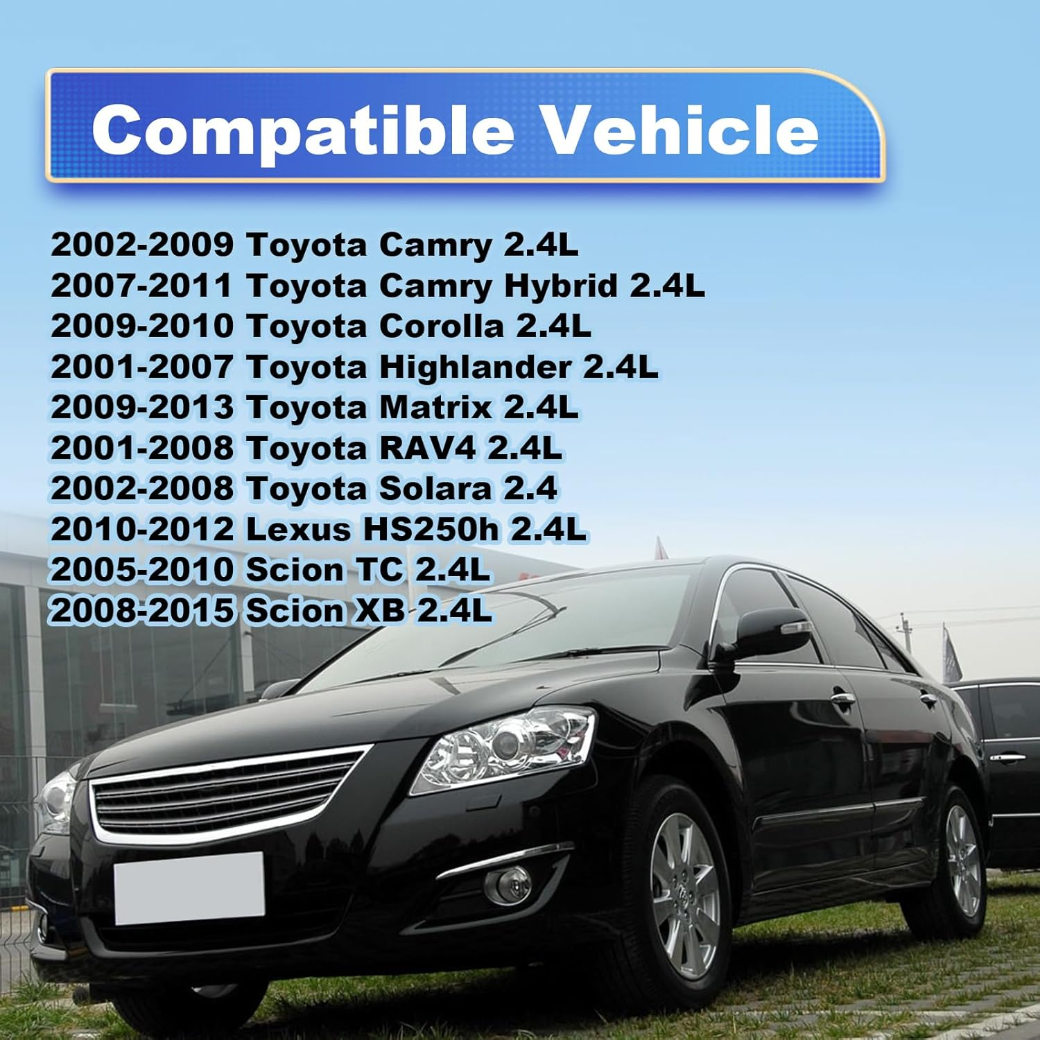 Toyota PCV Valve and Hose Kit - Compatible with Camry, Highlander, Scion Xb, Rav4, Solara, Corolla, Matrix; Lexus Hs250H PCV Hose image number 3