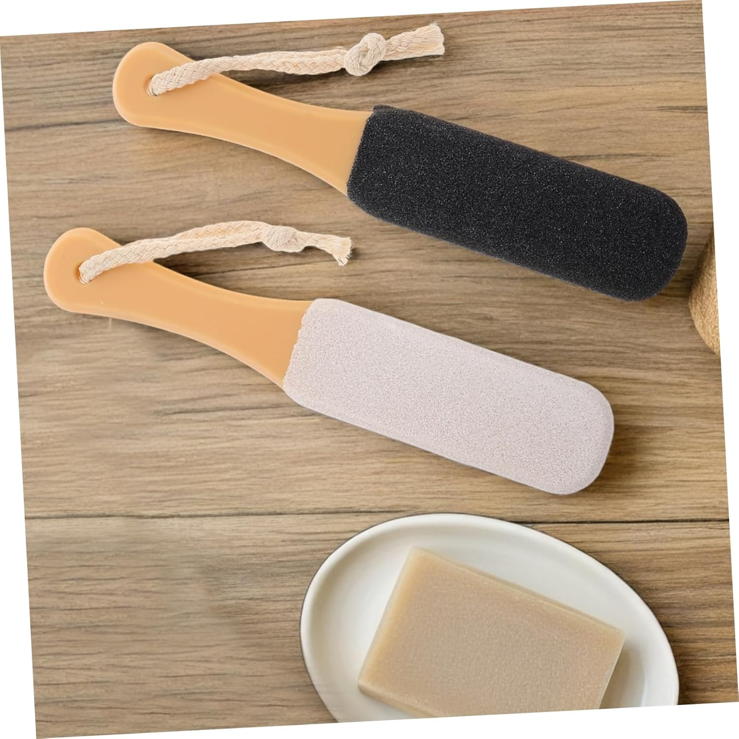 2Pcs Foot Scrub Callus Remover for Pedicure Foot Files for Dead Skin Heels image number 6