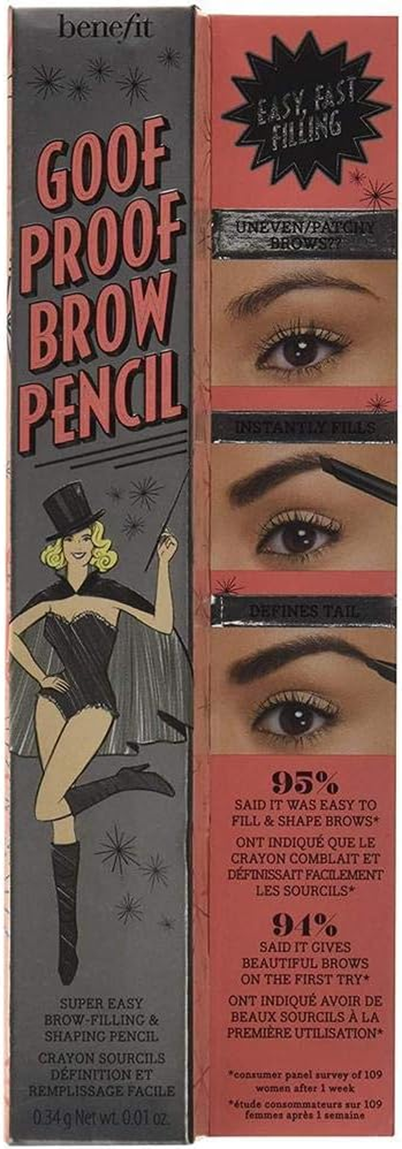 Benefit Goof Proof Brow Pencil -# 5, Deep 0.34G image number 3