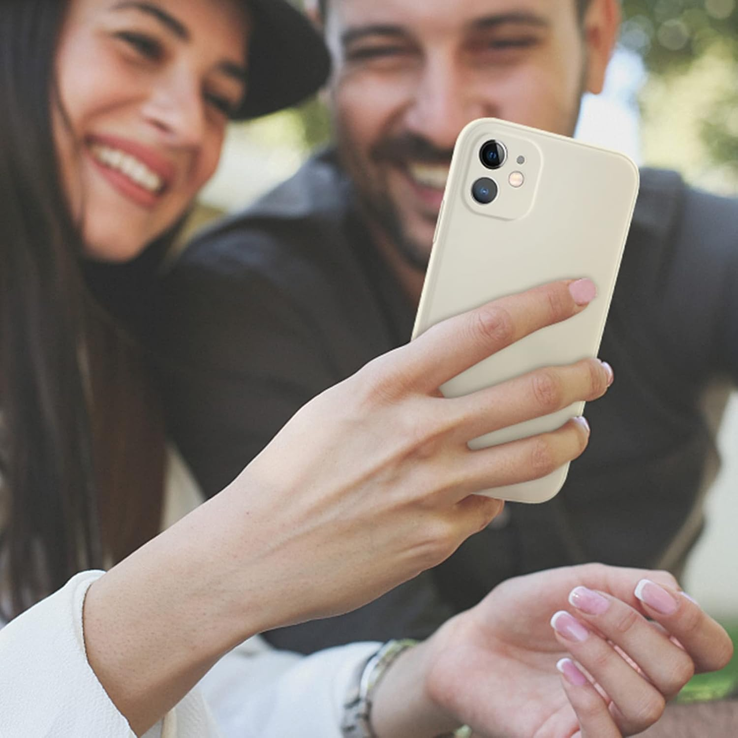 Silicone Case for Iphone 11 Case (2019) 6.1-Inch, Silky-Soft Touch Gel Rubber Cover, Full Protective Case, Shockproof Anti-Scratch Case Cover - Clear image number 4