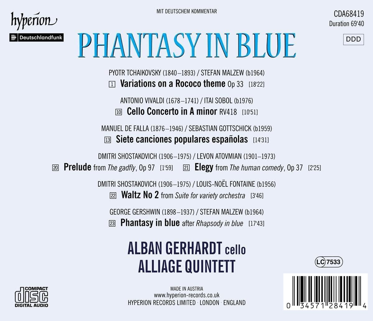 Alban Gerhardt & Alliage Quintett - Phantasy in Blue image number 1