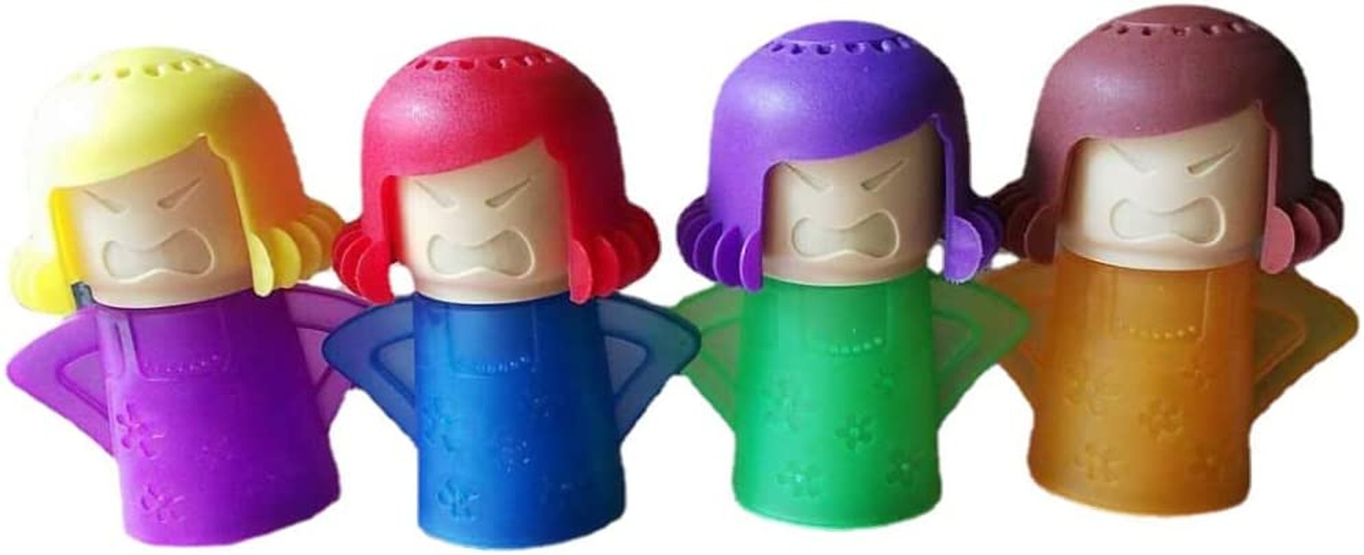 HORNO Angry Mama Microwave Oven Steam Cleaner and Disinfects with Vinegar and Water for Kitchens (Green)