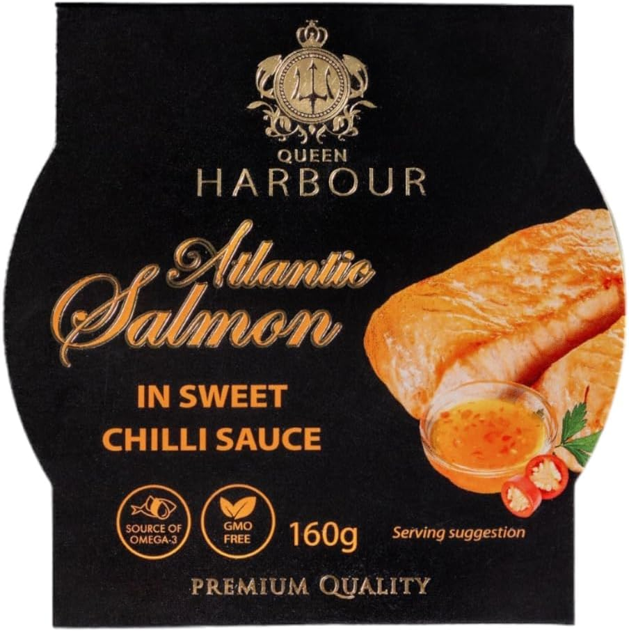 Queen Harbour Atlantic Salmon in Sweet Chilli Sauce, 160G