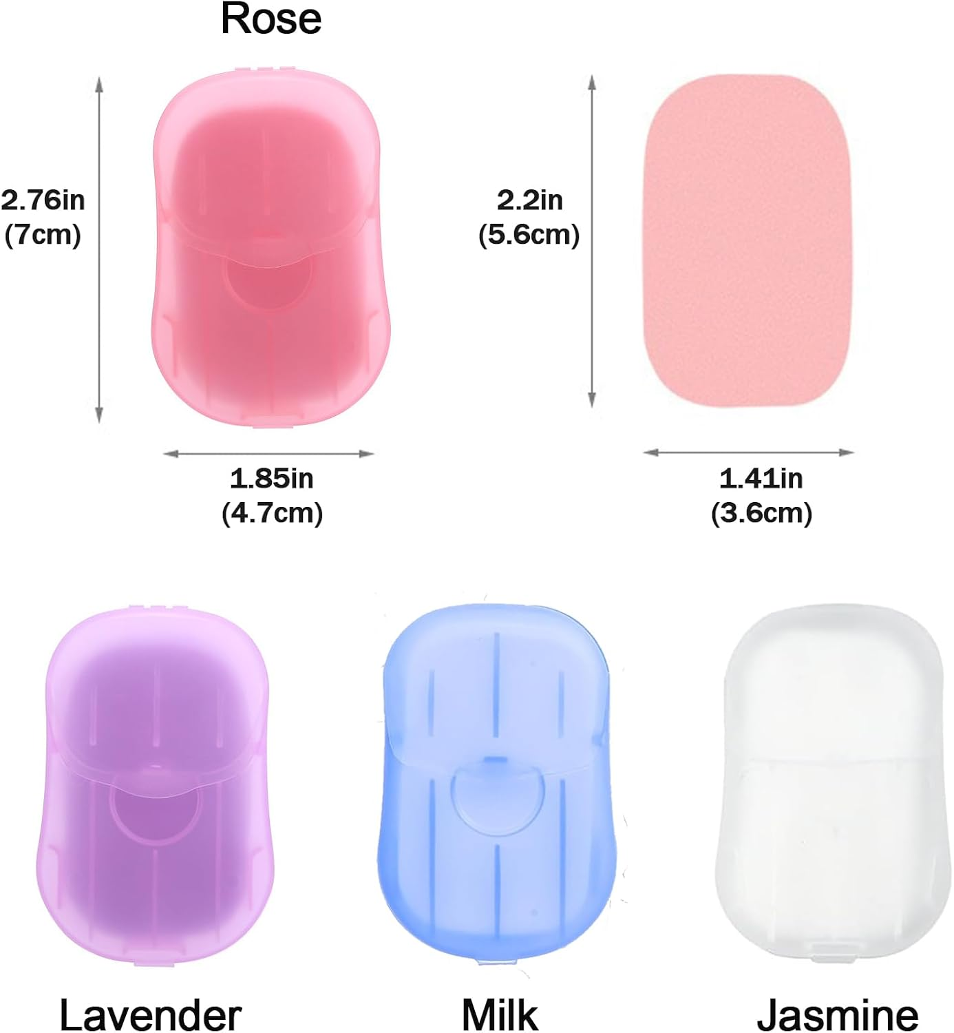 GIBENUO 4 Boxes (200 Sheets) Hand Washing Soap Sheets for Outdoor Travel,Portable Hiking Washing Hand Paper Soap for Travel, Party, School, Camping image number 4