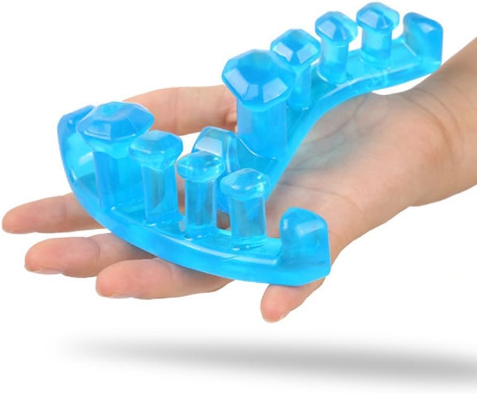 Gel Toe Separator Stretchers Relieve Pain Bunion Corrector Hammer Toes for Yoga and Sports Activities (Large) image number 2