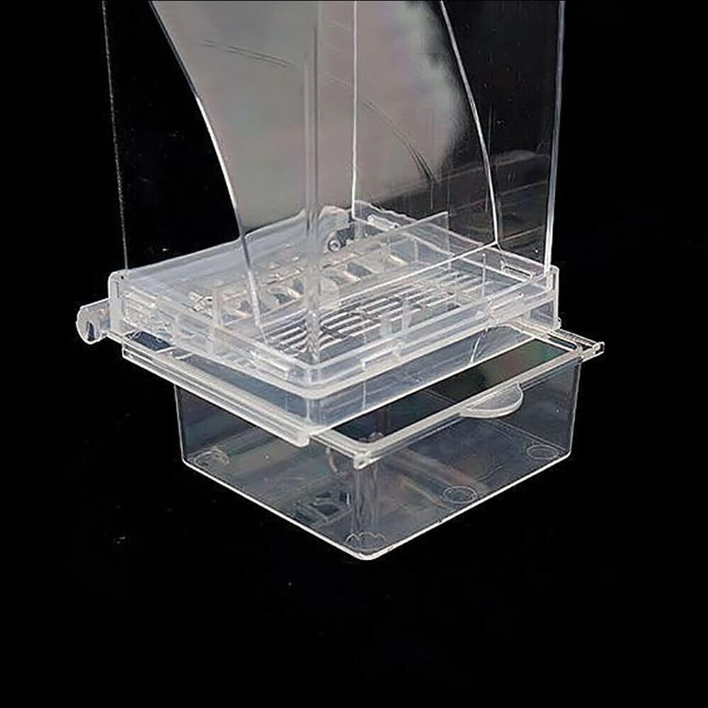 1Pcs Bird Cage Feeder Automatic Parrot Seed Feeders Canary Small Cockatiel image number 2