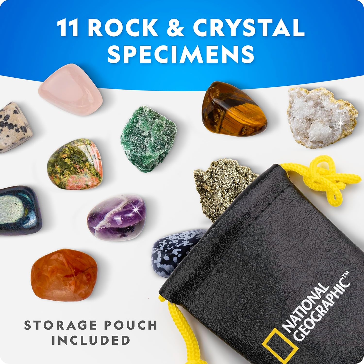 NATIONAL GEOGRAPHIC Science Advent Calendar 2023 &ndash; Jumbo Kids Advent Calendar with 24 Science Experiments, Rocks, Fossils, plus Storage Bag, Science Christmas Countdown Calendar, Mini Gemstone Dig Kit image number 3