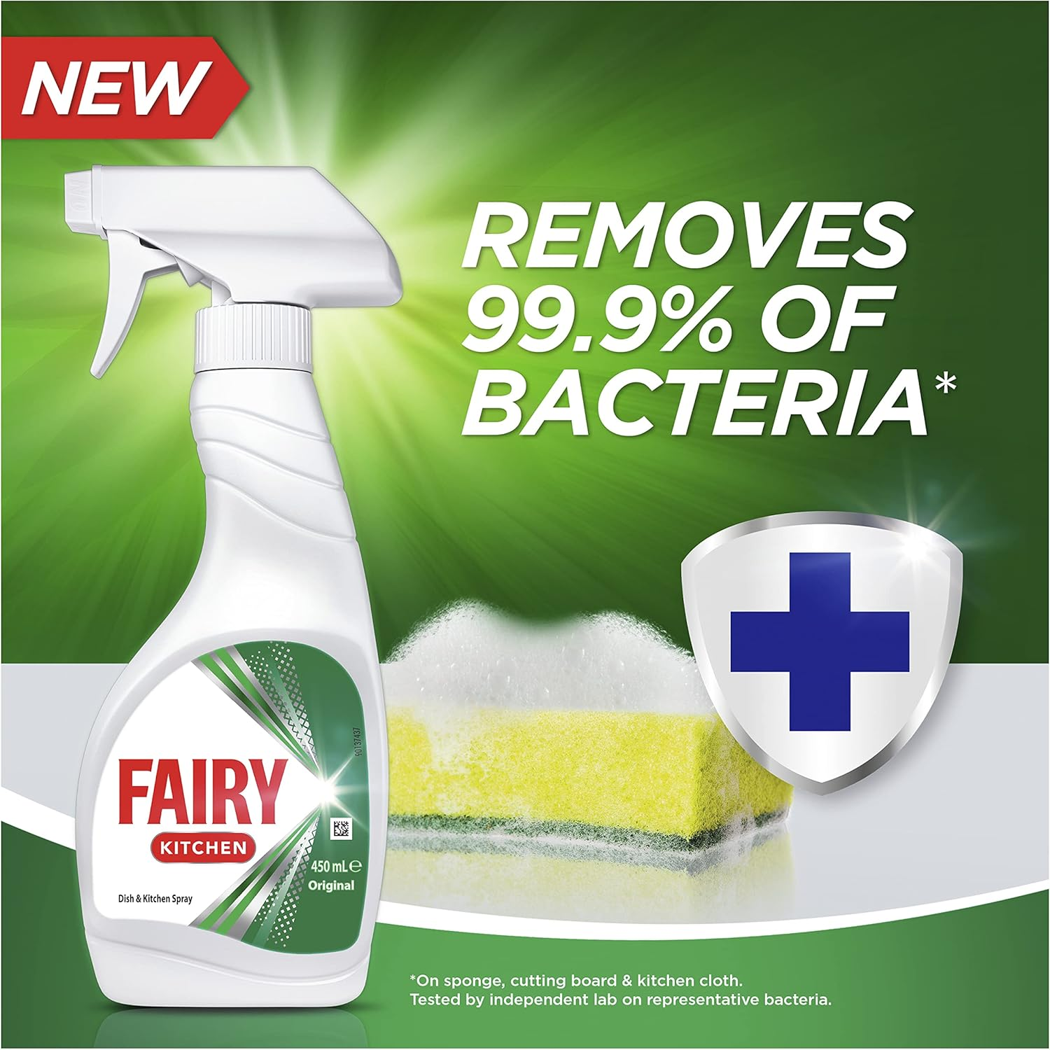 Fairy Dish and Surface Antibacterial Kitchen Spray Value Bundle (4X450Ml) image number 4