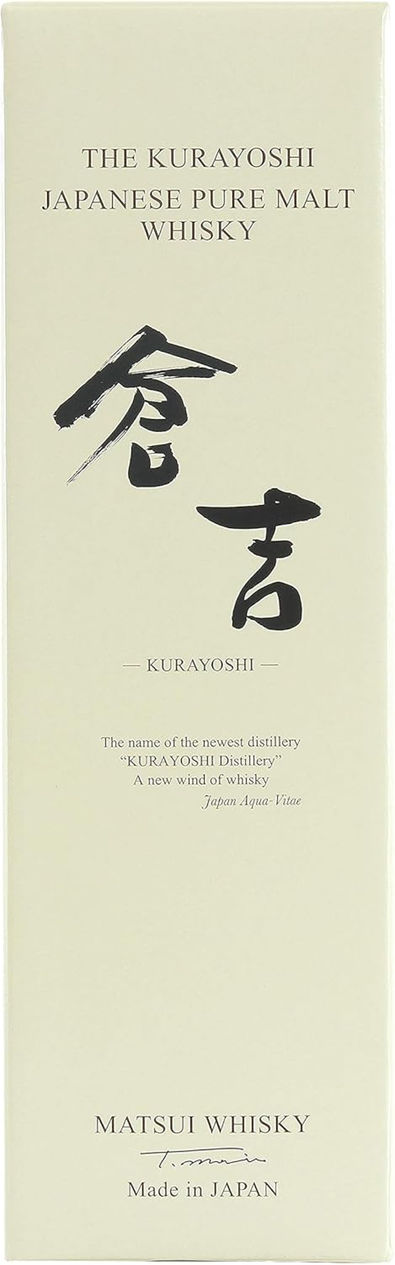 Kurayoshi Pure Malt Whisky, 700 Ml