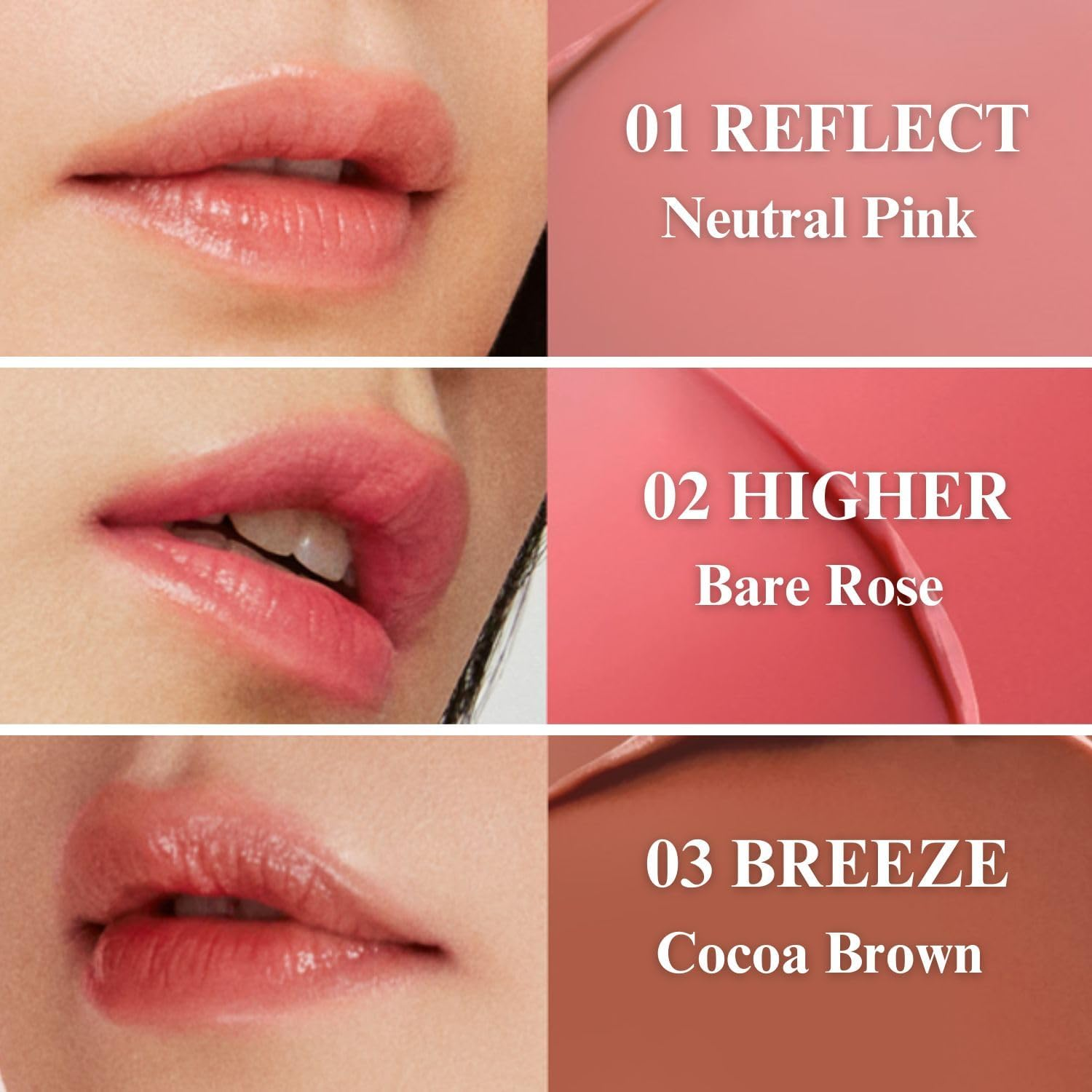 EGLIPS Lip & Cheek Glow Balm - Multi-Use Tinted Melting Balm Blush for Lips & Cheeks Buildable and Blendable Texture Strong Adhesive Lightweight Long-Lasting Korean Makeup (03 BREEZE, 5 Gram) - 04 Kinder image number 2