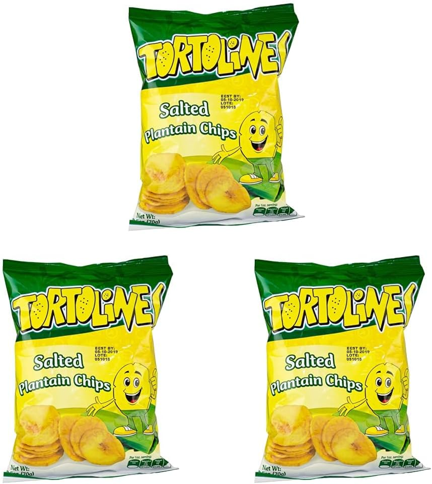 Tortolines Salted Plantain Chips 70 G image number 1