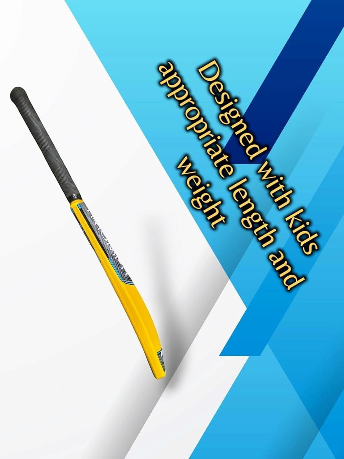 Plastic Fiber Cricket Bat for Kids Safe & Sturdy for Indoor/Outdoor Use image number 2