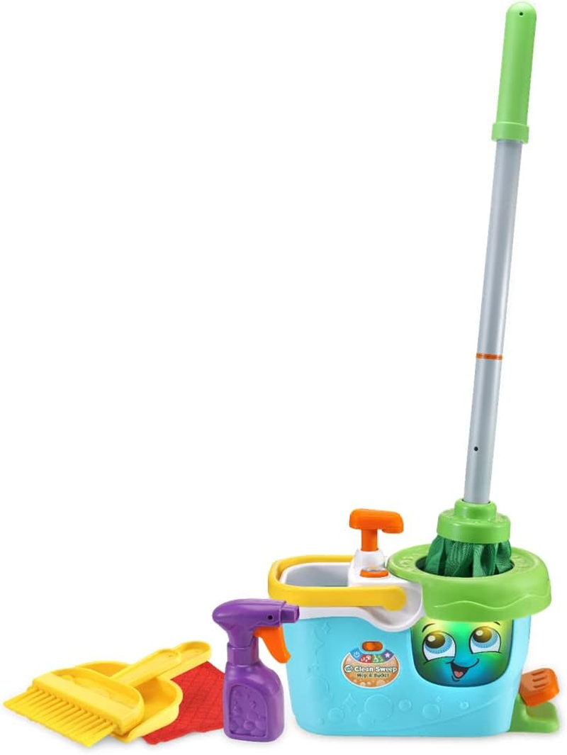 Leapfrog Clean Sweep Mop & Bucket - Role Play Toy - 615803 - Multicoloured image number 2