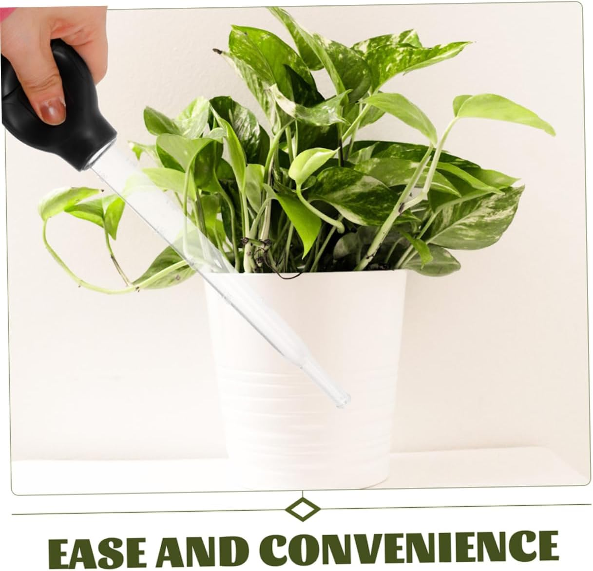 MINAOLULUS 3Pcs Plant Saucer Water Sucker Set 30Ml Plastic Tubes for Flower Pot Water Removal Gardening Tool for Self Watering Plants Suitable for Indoor and Outdoor Gardening image number 4