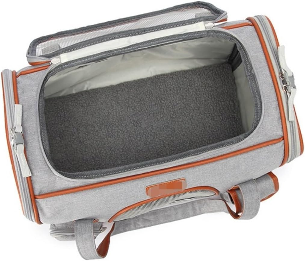 Cat Bag Dog Carrier Pet Carrier Cat Carrier Pet Inclined Span Bag Portable Backpacks Travel Car Seats Pet Carrier Cat Carrier Pet Bag Carrier(Color:Onecolor,Size:45 * 25 * 28Cm) image number 6