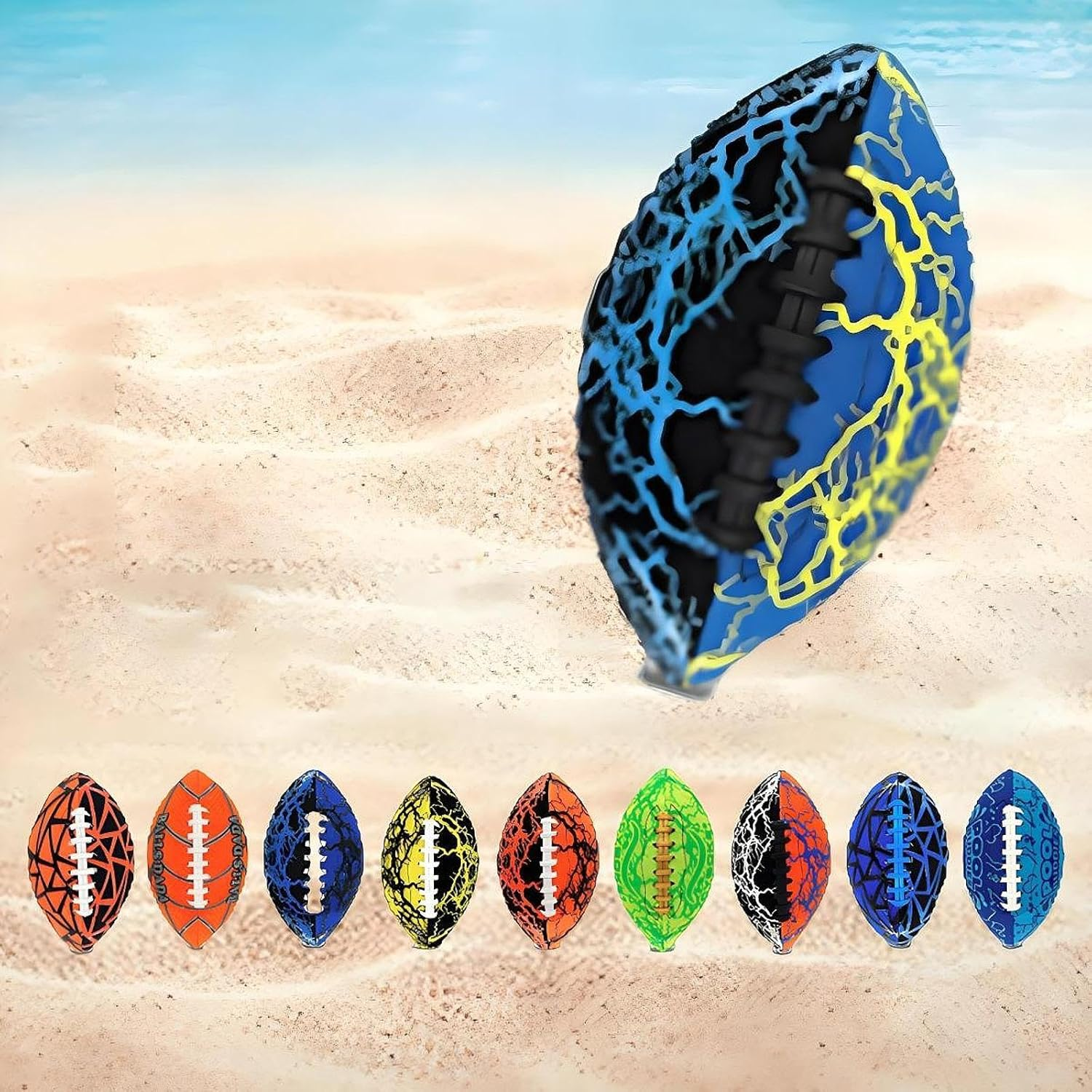 American Football Ball, Rugby Ball, Water Football for Lake Kids Football for Indoor Outdoor