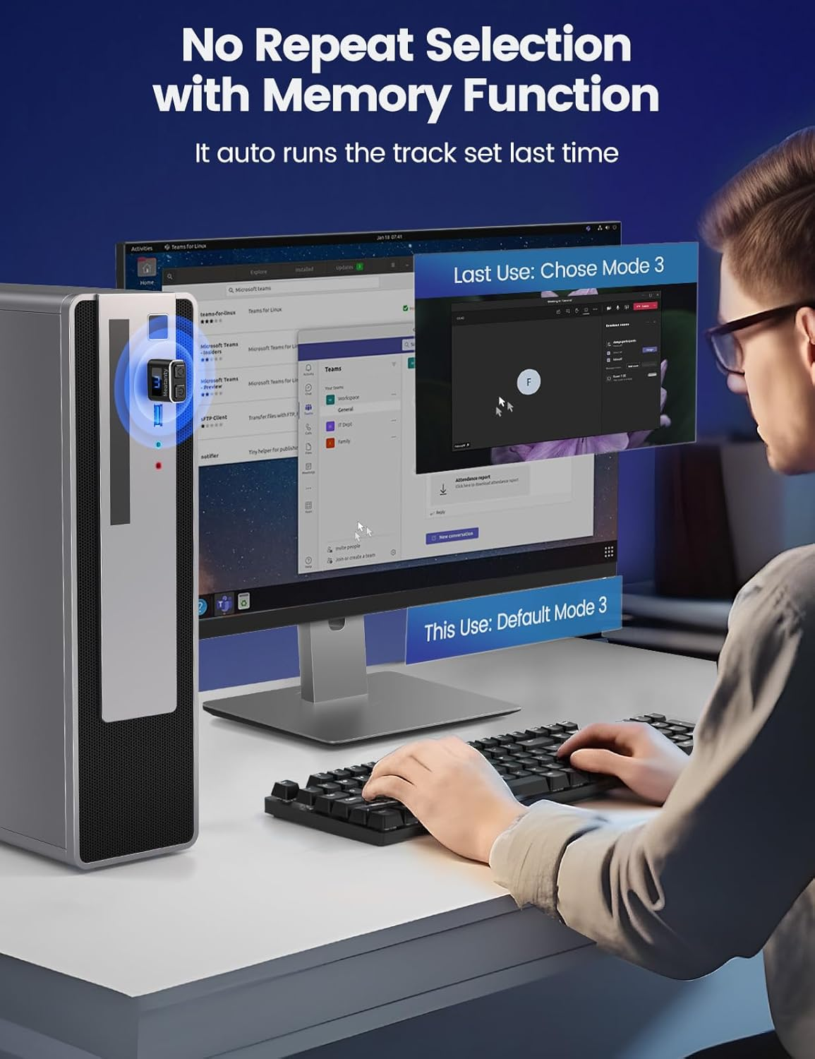 Meatanty USB Mouse Jiggler Tiny Undetectable Mouse Mover with Separate Mode and ON/OFF Buttons,Digital Display and Protective Cover,Supports Multi-Track,Driver-Free,Plug-And-Play Keeps Pc/Laptop Awake