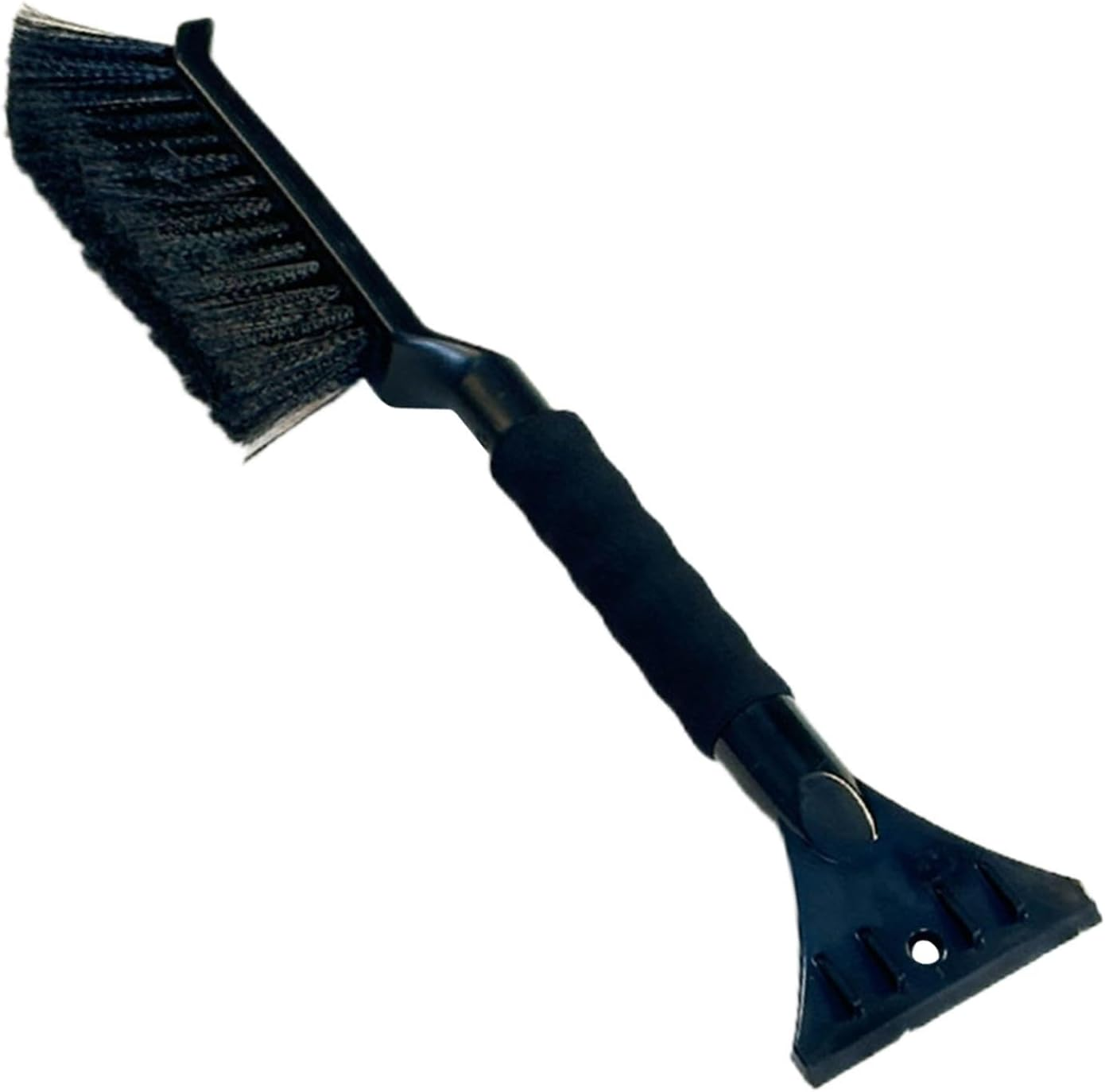 Gihioue Ice Scraper, Car Ice Scraper and Brush, 2-In-1 Ice Scraper and Brush for - Ergonomic Snow with Foam Handle for , Car Winter Cleaning Accessories for Safe Outdoor Driving