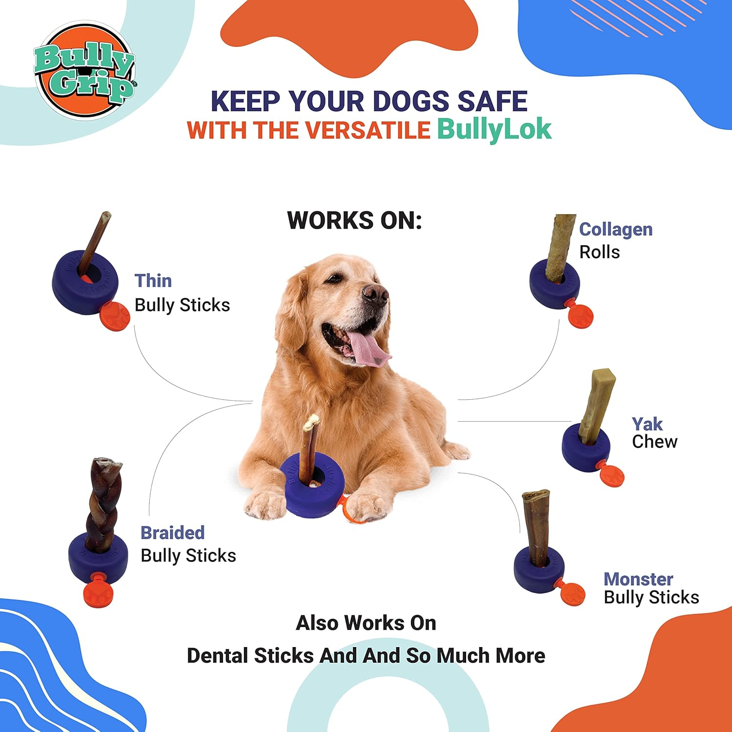 Bullylok (Fits Standard to Mega Monster Bully Sticks) image number 2