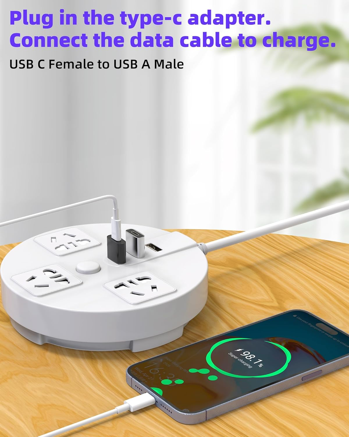 USB C Female to USB Male Adapter for Iphone 16 Cable Compatible for Samsung for Ipad Connector Type C Data Transfer Converter Extension USB-A Plug Charger Adaptor Notebook Computer Power Accessories image number 3