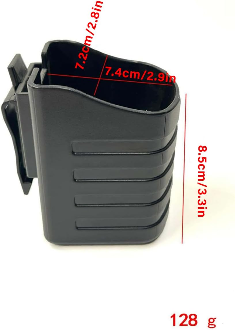 AIMALL Vertical Rod Holder Luya Fishing Box Accessories &ndash; Durable Clip-On Fishing Cup Holder, Multipurpose Storage Bucket for Fishing Gear &ndash; 3.3In X 2.9In X 2.8In, 128G