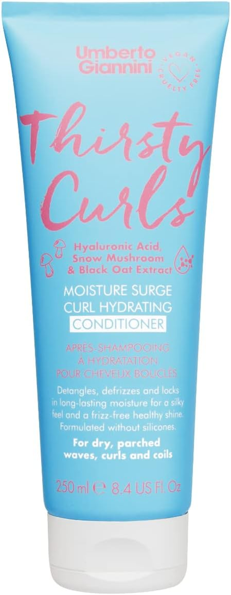 Umberto Giannini Thirsty Curls Moisture Surge Curl Hydrating Conditioner 250 Ml