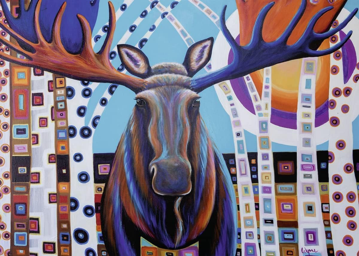 Ravensburger - Winter Moose Puzzle 1000P