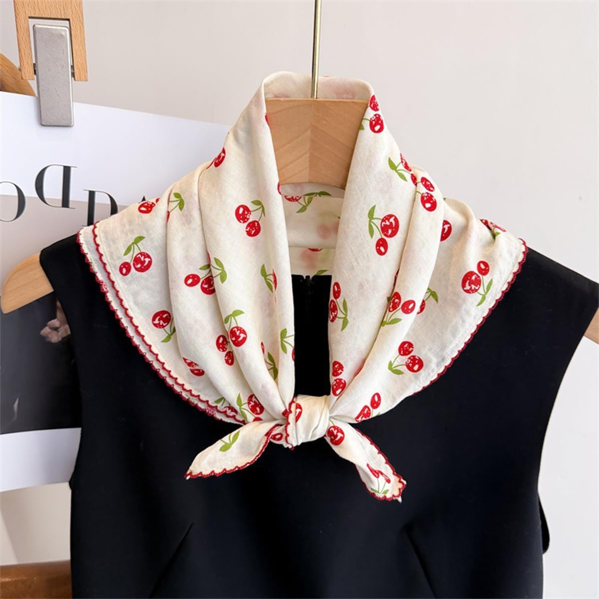 Pemilosci 2 Pack Large Cotton Bandana Headband, Head Wrap, Protective Coverage, Hair Neck Scarf for Women 28 X 28 Inch - Css001 - Grapes  Bird image number 5