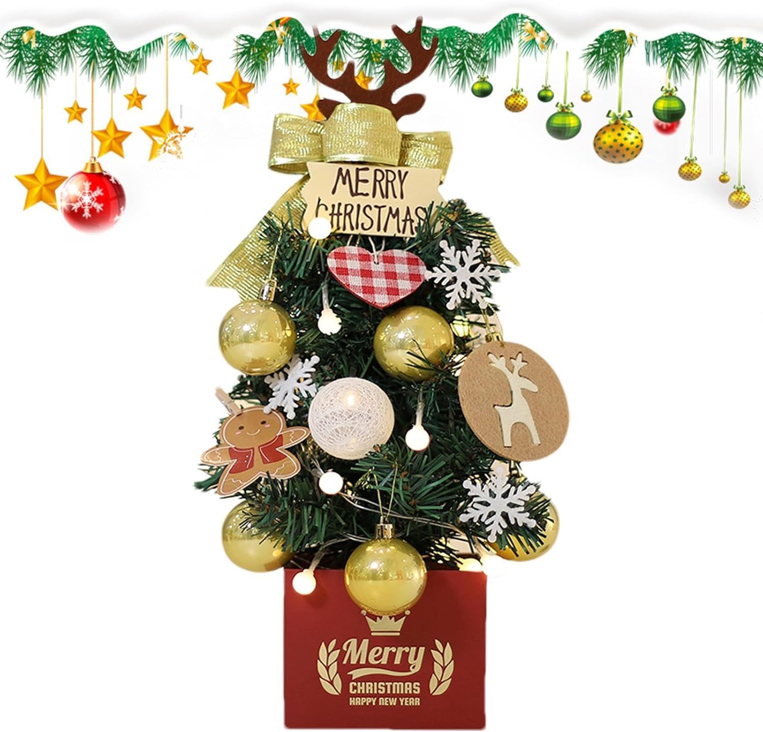 Christmas Tree Craft Kit, PE Flocking Christmas Tree, Small Christmas Table Centerpieces, Winter Festival Tree Ornament, Christmas Tree Kit, Holiday Crafting Material, Christmas Decorations image number 4