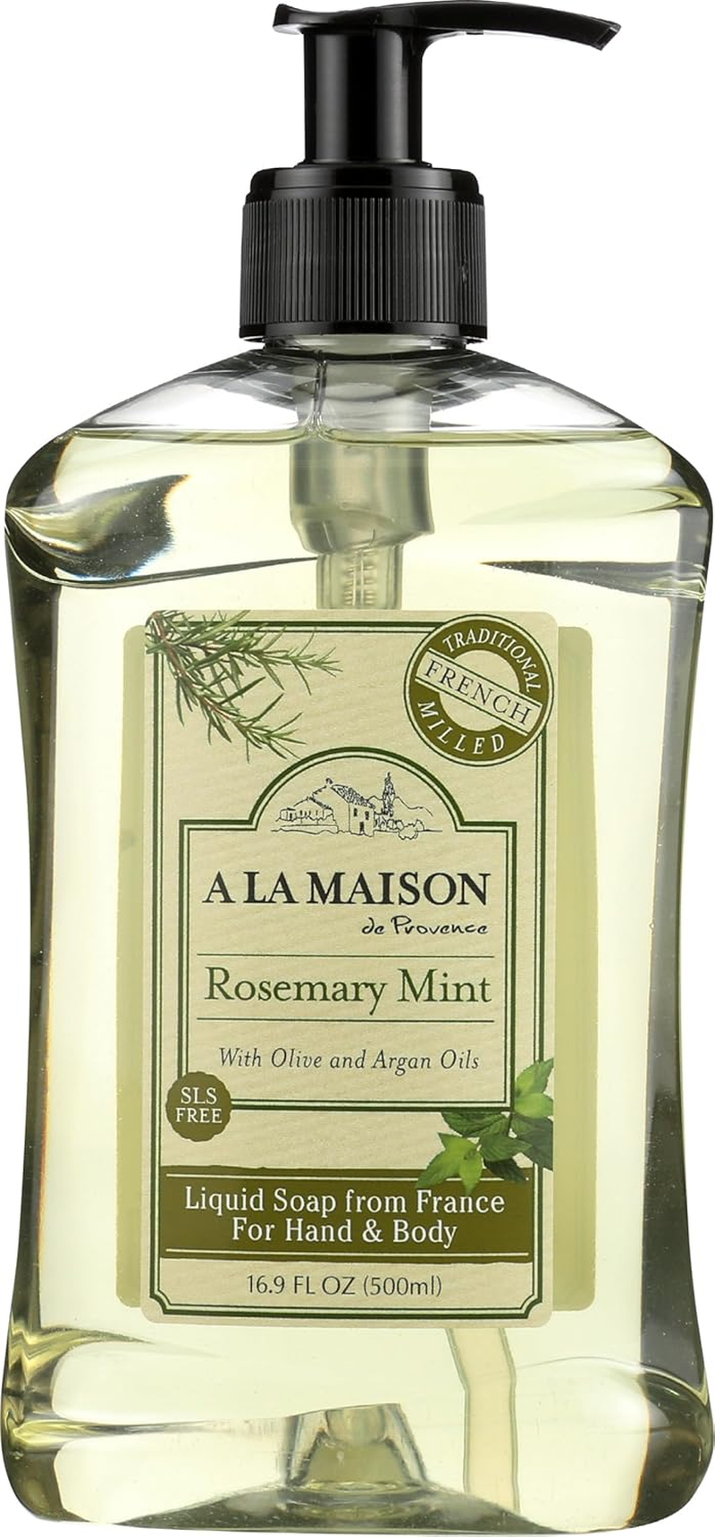 A La Maison - Traditional French Milled Liquid Soap for Hand & Body Citrus Blossom with Olive & Argan Oils - 16.9 Fl. Oz. image number 1