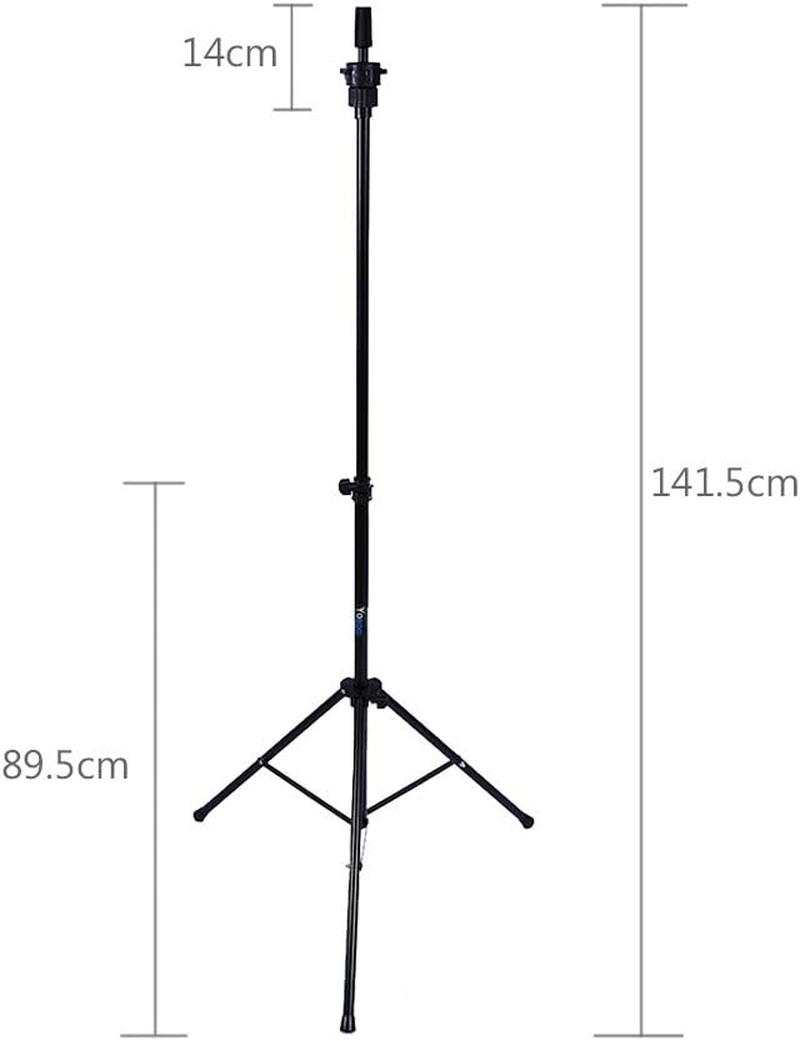 SOULONG Mannequin Head Stand, Adjustable Wig Holder for Hairdressing Training with Tripod, Suitable for Professional or Personal Use image number 5