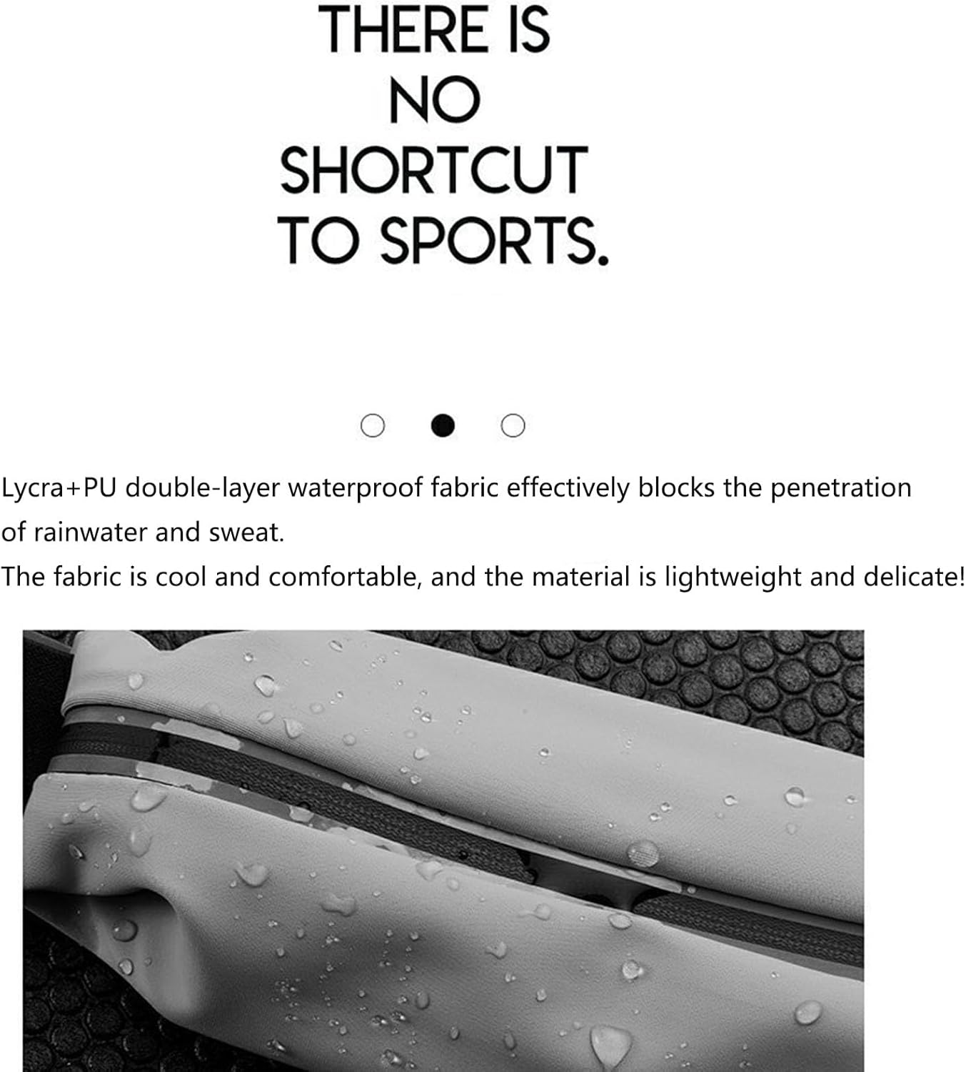 XUTONG Upgraded Running Belt with Adjustable Elasticity,Waterproof Running Phone Belt,Waist Bag Belt, Reflective Running Bag Belt,Fitness Training Bag,Men'S and Women'S Running Bag (Gray) image number 3